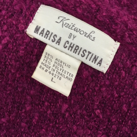 Cerise poodle jacket, L - Picture 5 of 5